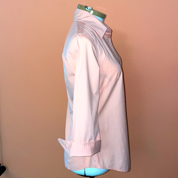 J. Crew Pink Button Down Blouse, Size: XS - Picture 2 of 8